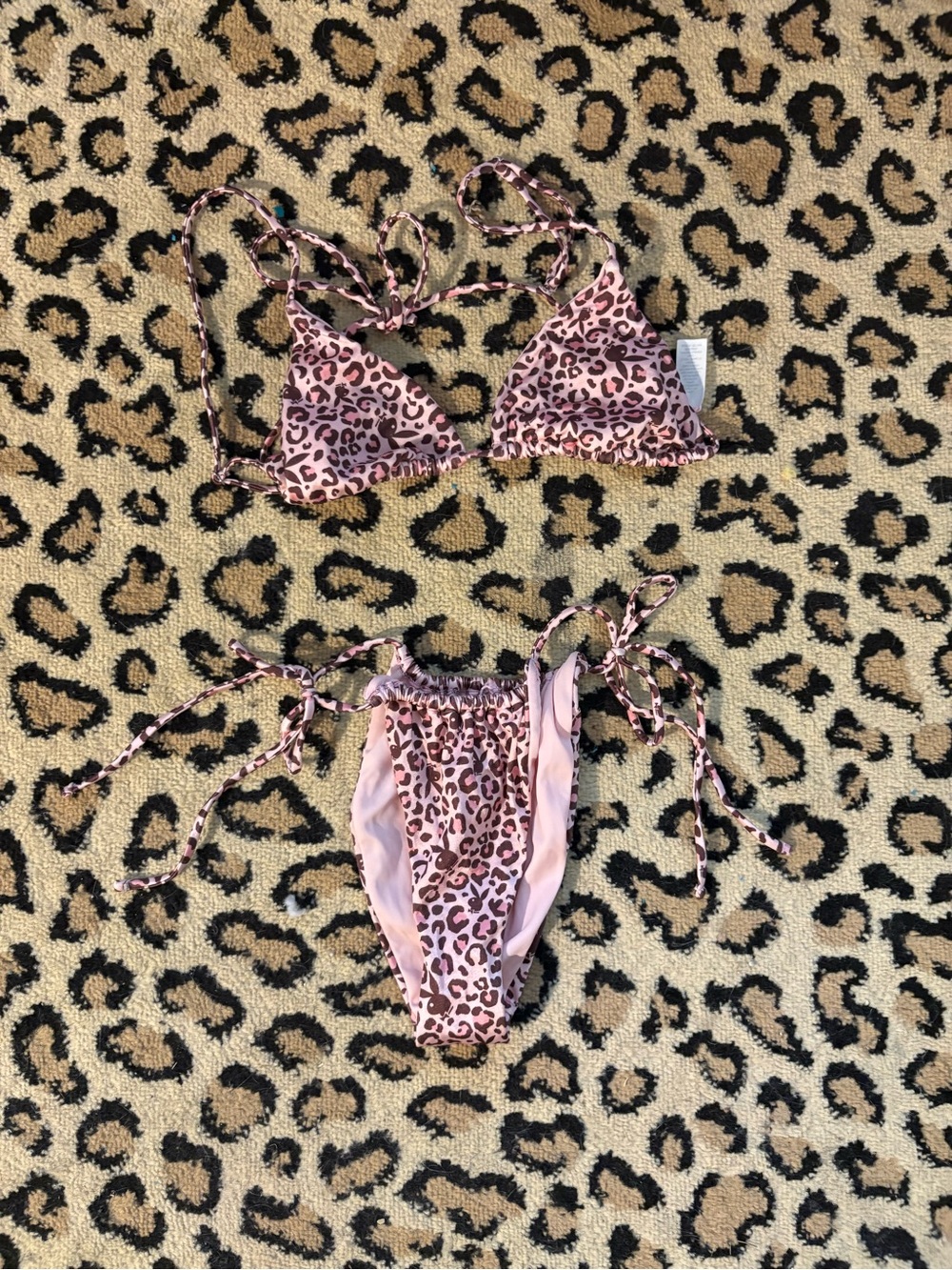 Playboy cheetah bikini